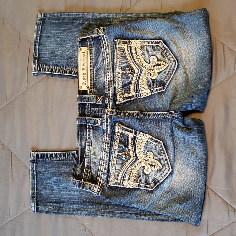 Rock revival Yadra Mid-Rise Crop jeans 26